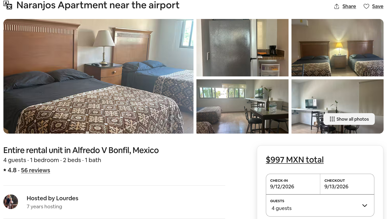 Airbnb Naranjos